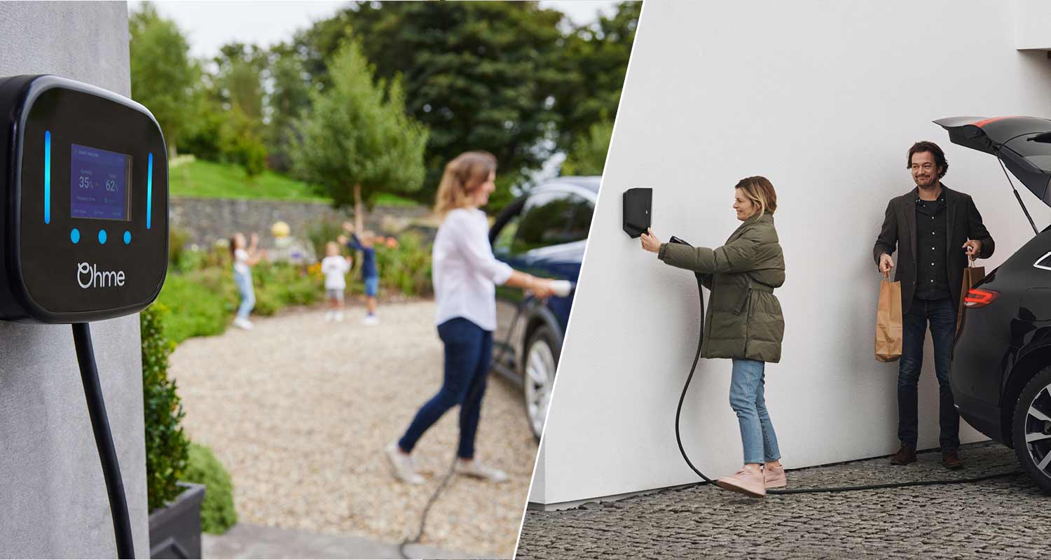 tethered ev charging point